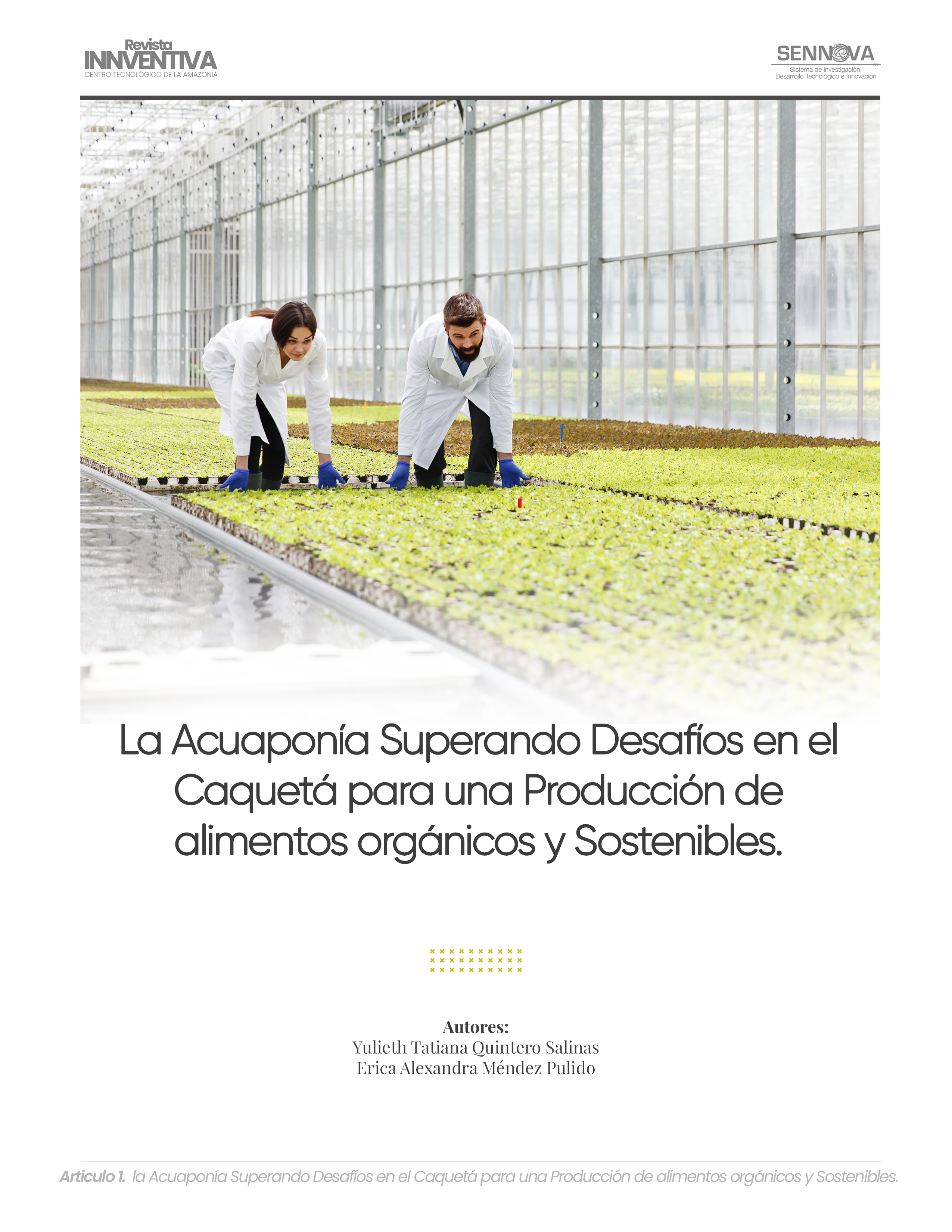 La Acuaponía Superando Desafíos en el Caquetá para una Producción de alimentos orgánicos y Sostenibles.