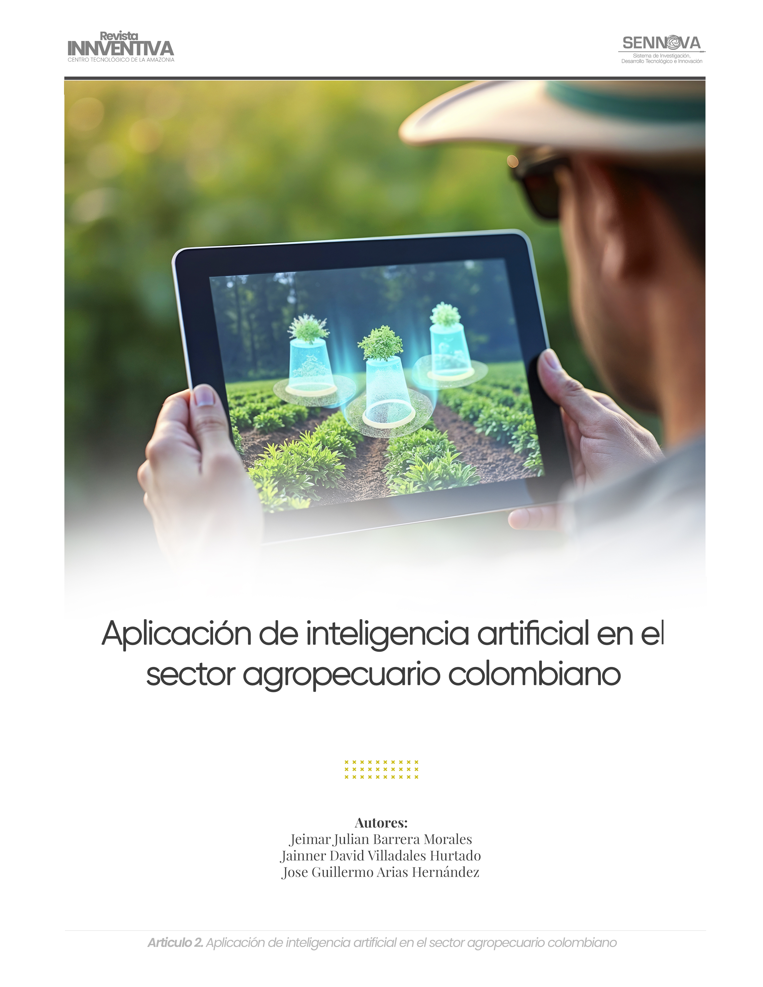 Aplicación de inteligencia artificial en el sector agropecuario colombiano